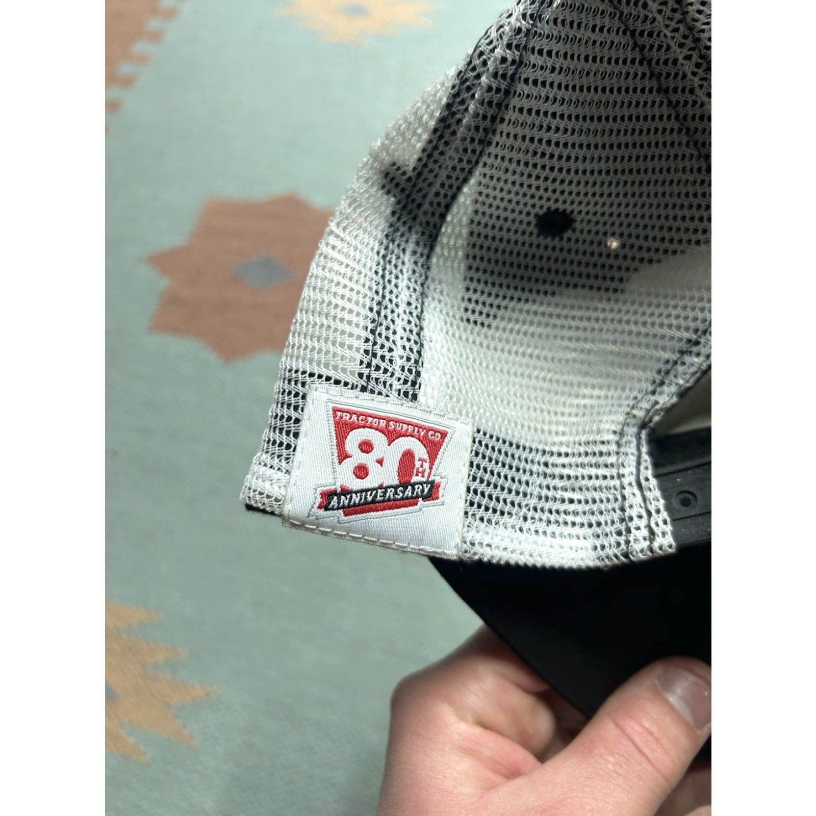 Vintage VINTAGE Tractor Supply Co Snapback Hat Cap 80th Anniversary Farm Adjustable Black NOS Men Adjustable Hat Size ONE SIZE - 5 Thumbnail