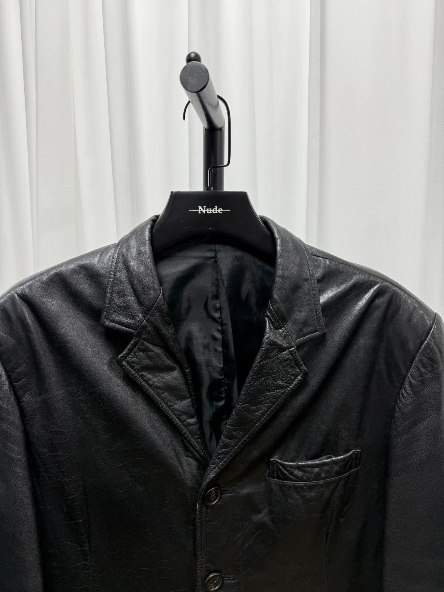 Yohji Yamamoto Yohji Yamamoto Blazer with Large Shoulder Pads Size US M / EU 48-50 / 2 - 4 Thumbnail