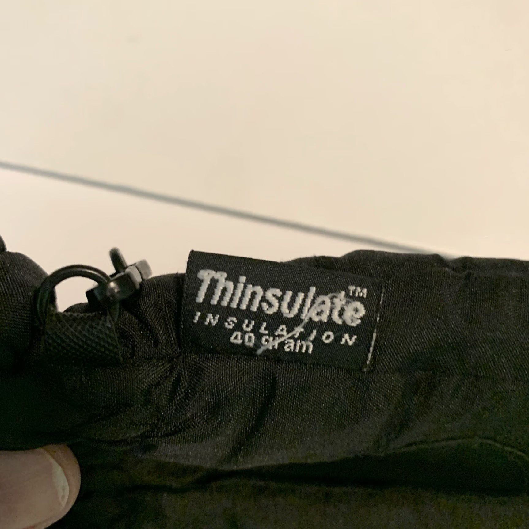 Vintage Thinsulate Insulation 40 Gram Men Winter Gloves Medium Black Size ONE SIZE - 5 Thumbnail