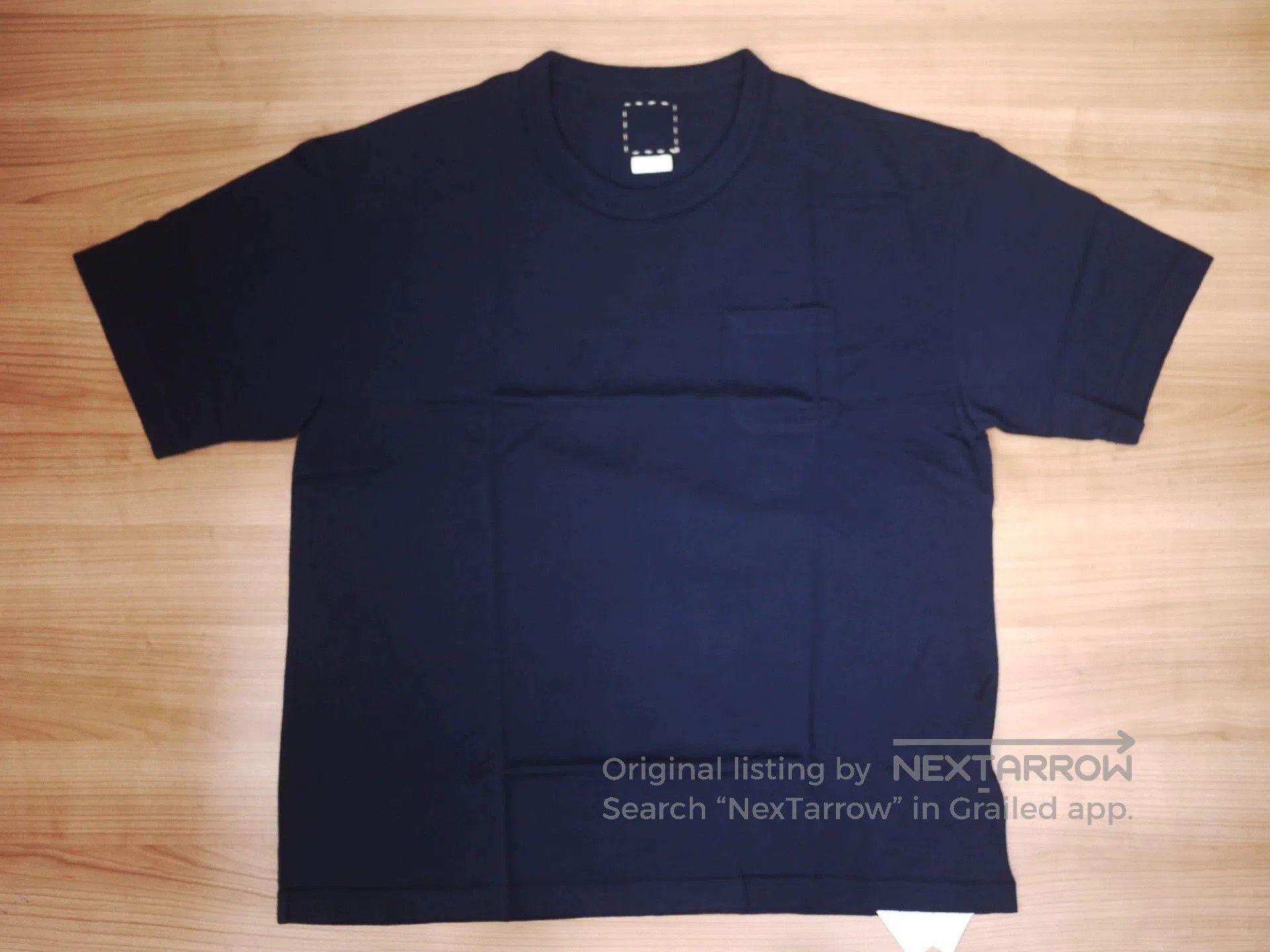 Visvim Blue Short Sleeve Pocket T-Shirt. Size US S / EU 44-46 / 1 - 1 Thumbnail