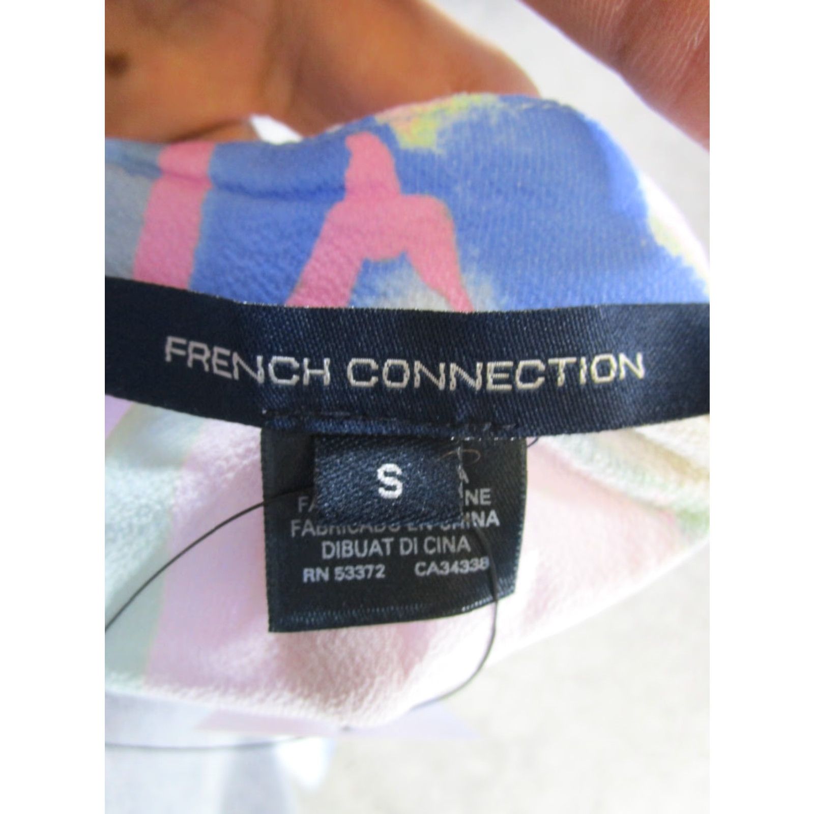 French Connection French Connetion Shirt Womens Small Blue Pink New Size S / US 4 / IT 40 - 3 Thumbnail