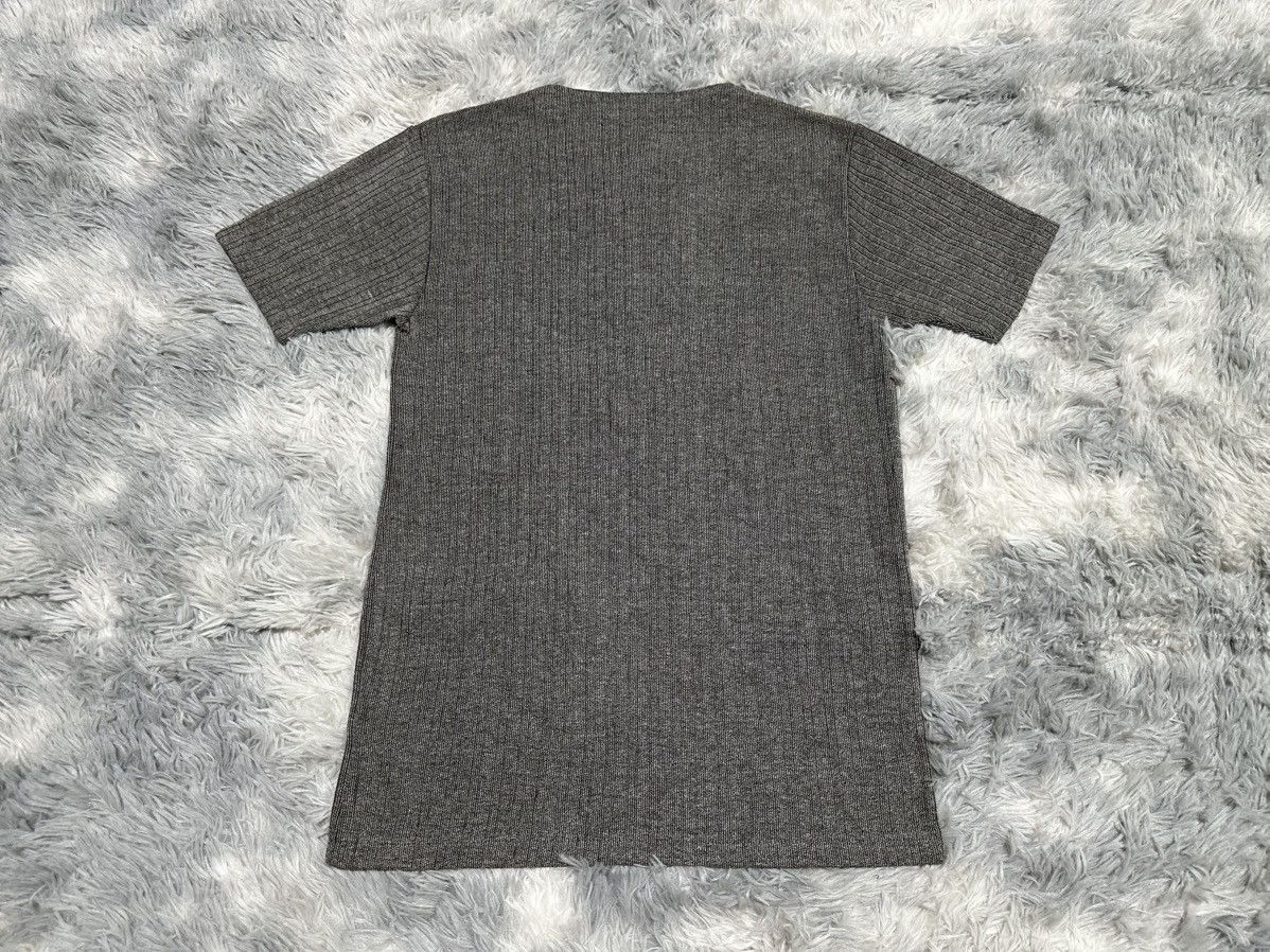 If Six Was Nine 🔥Sick Y2K Moderm Waxed Laces Up Ribbed Shirt Vkei Goth Punk Size US M / EU 48-50 / 2 - 8 Thumbnail