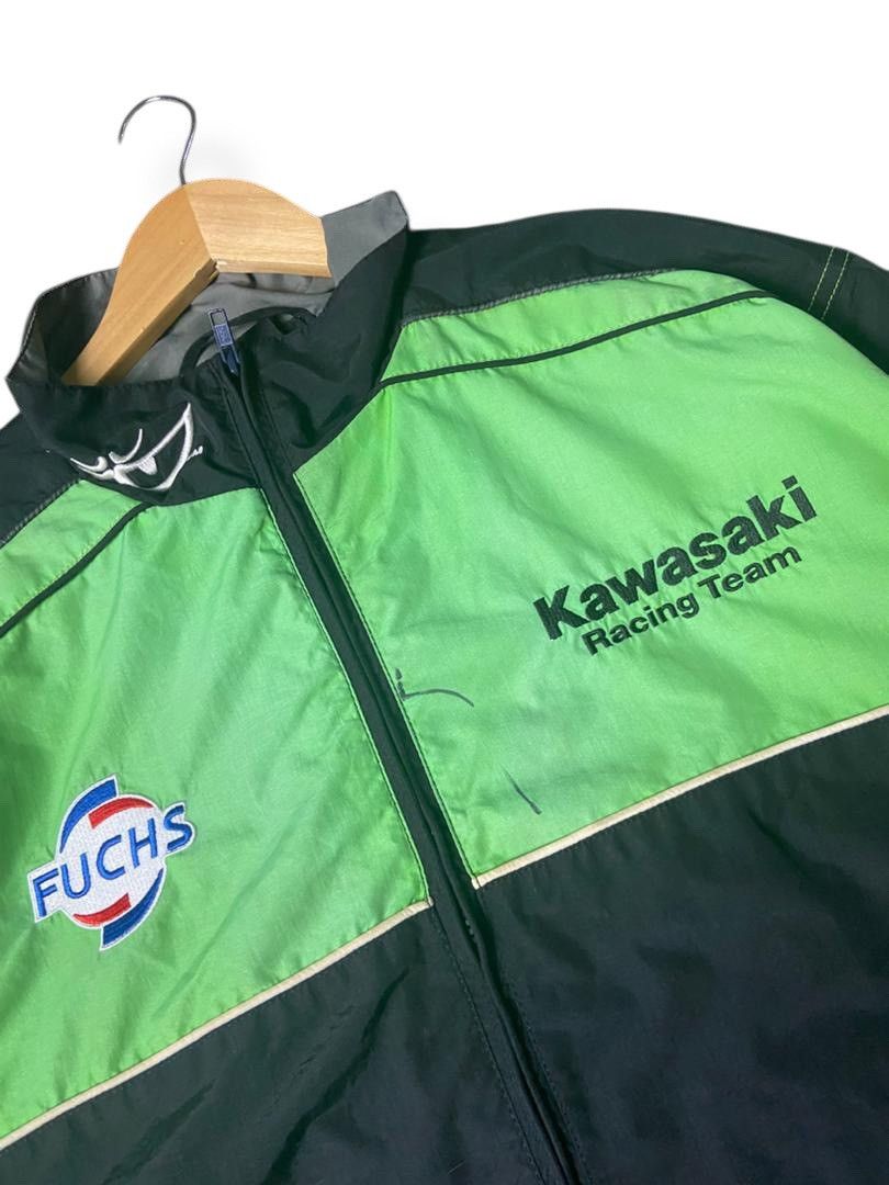 Japanese Brand Vintage MOTOGP x KAWASAKI Racing Jacket (135) Size US L / EU 52-54 / 3 - 7 Thumbnail