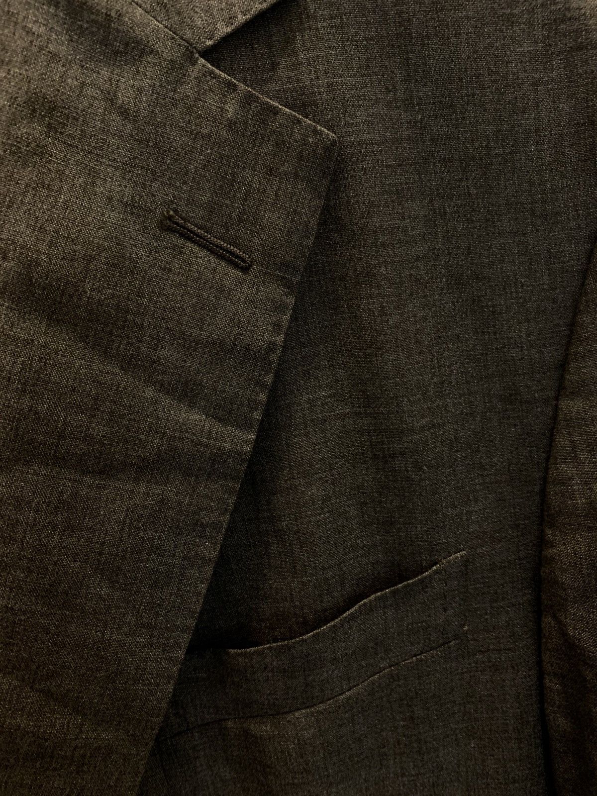 Ermenegildo Zegna Ermenegildo Zegna linen cashmere unstructured travel blazer Size 52R - 7 Thumbnail