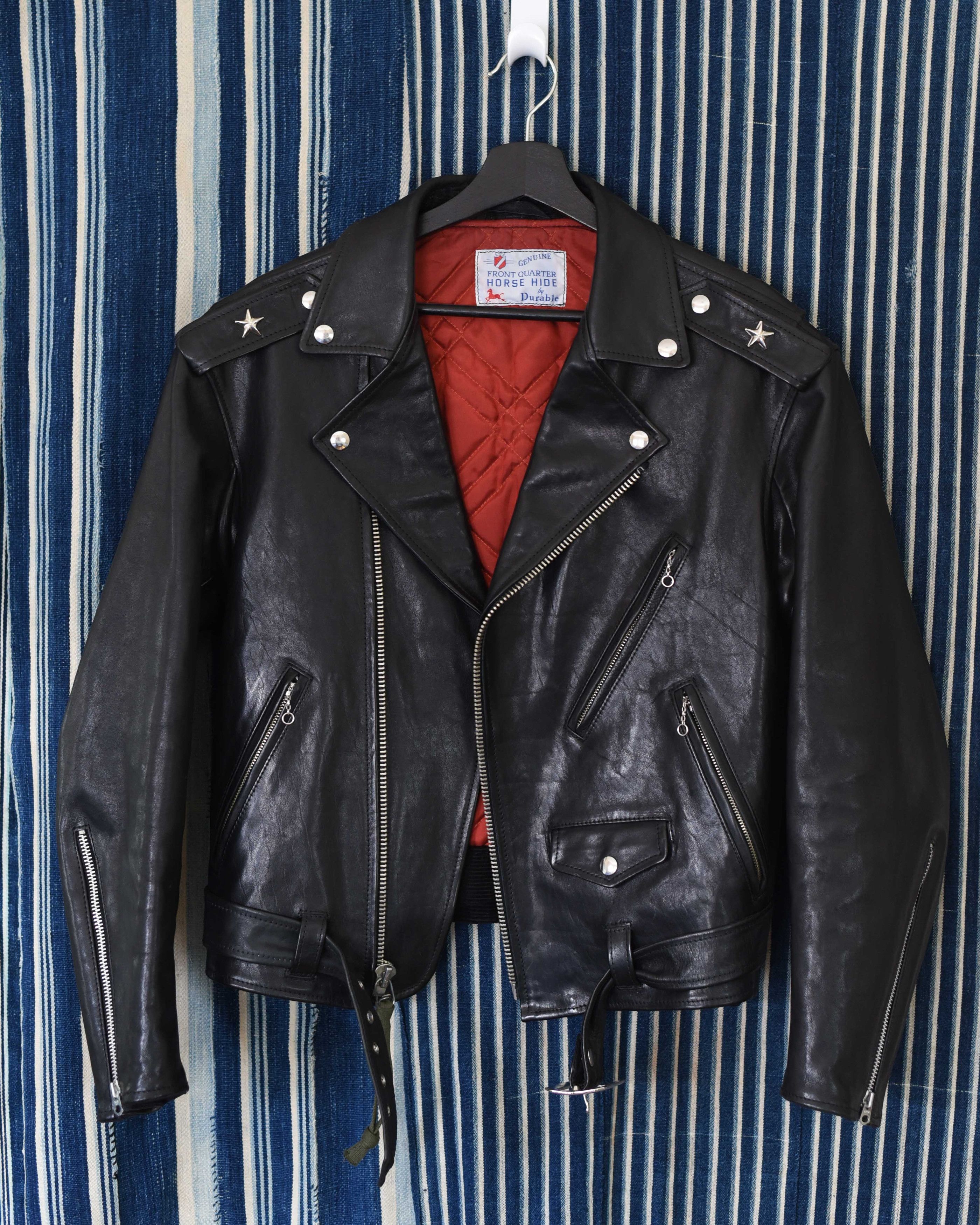 Other Bill Kelso Durable Code 33 Black Horsehide Leather Jacket 40 Size US M / EU 48-50 / 2 - 2 Thumbnail