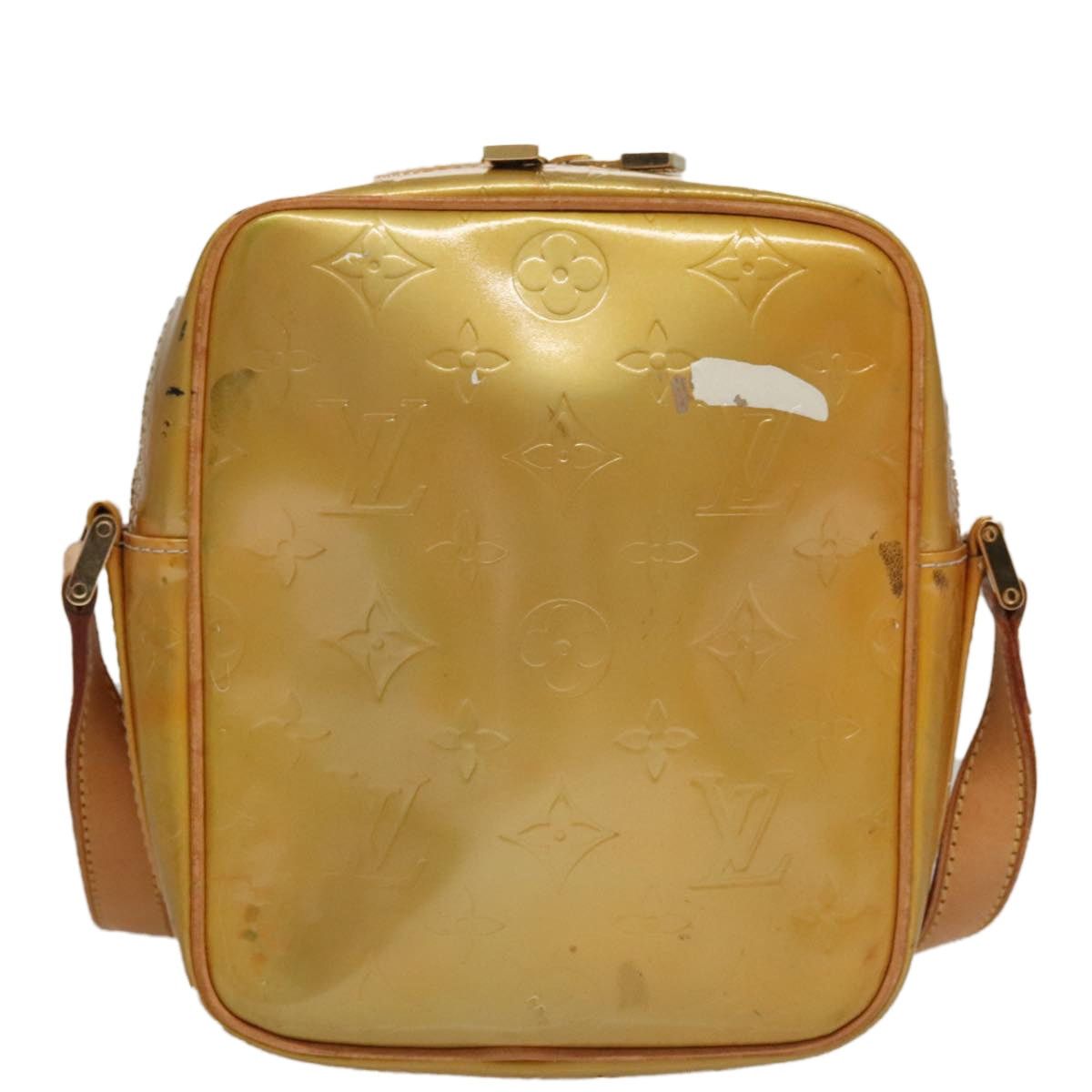 Louis Vuitton LOUIS VUITTON Monogram Vernis Wooster Shoulder Bag Gris Size ONE SIZE - 3 Thumbnail