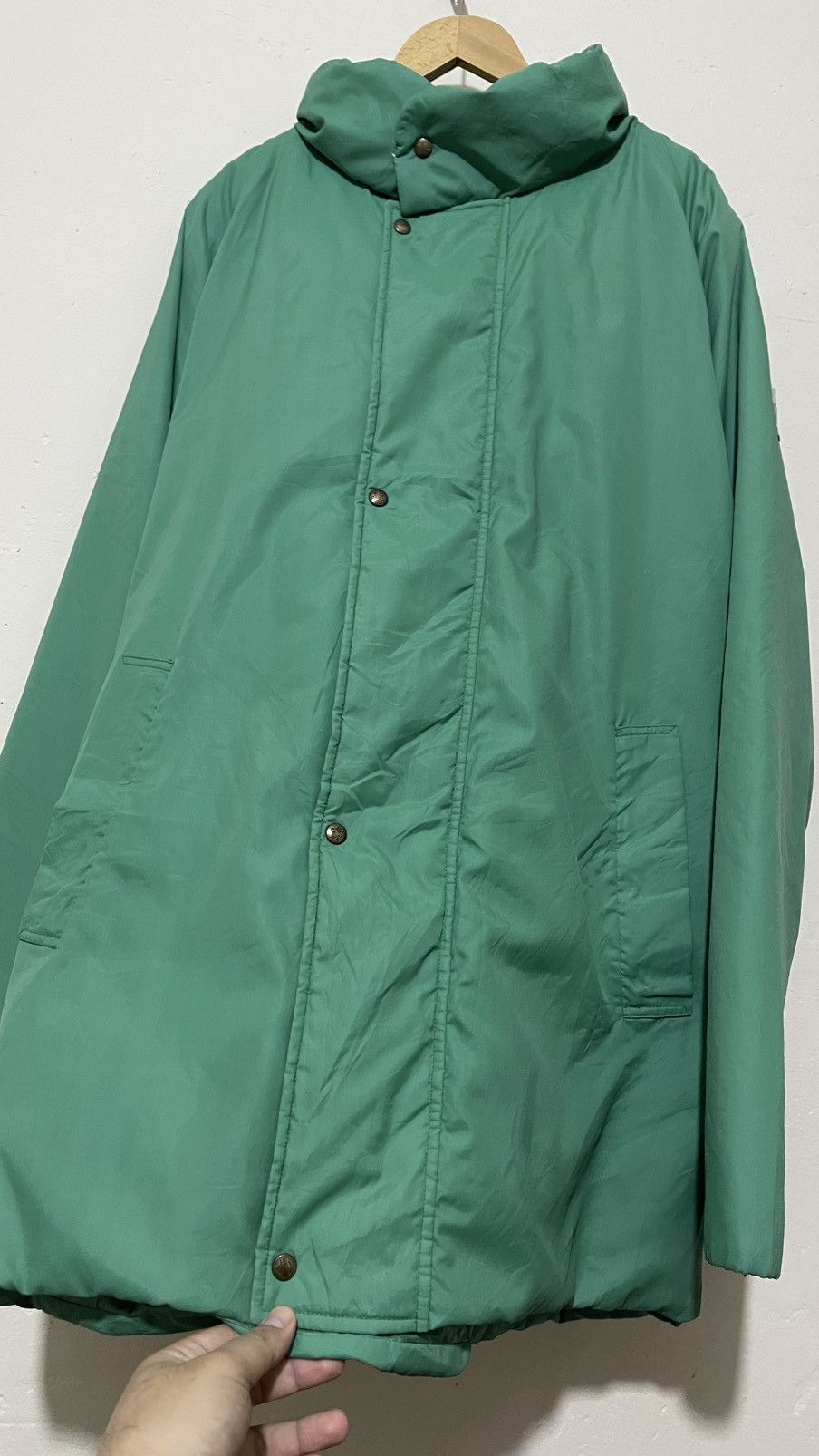 Moncler Grenoble Vintage Moncler Grenoble 80s Green Down Jacket Size US XL / EU 56 / 4 - 17 Thumbnail