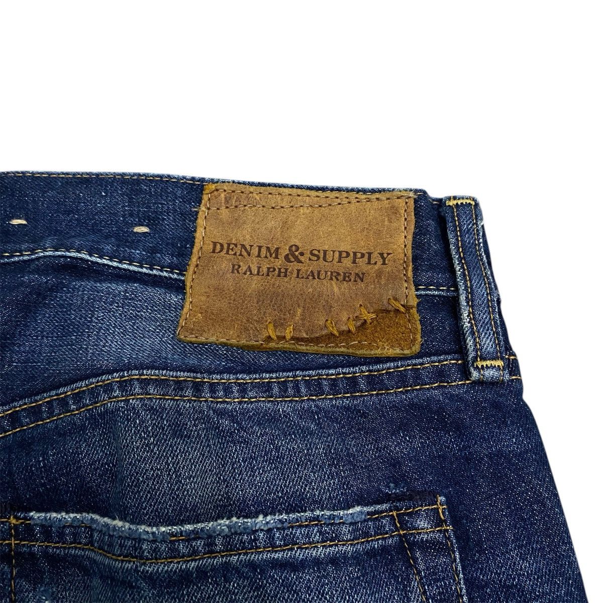 RRL Ralph Lauren Ralph Lauren Distressed Denim Pant Size US 30 / EU 46 - 10 Thumbnail