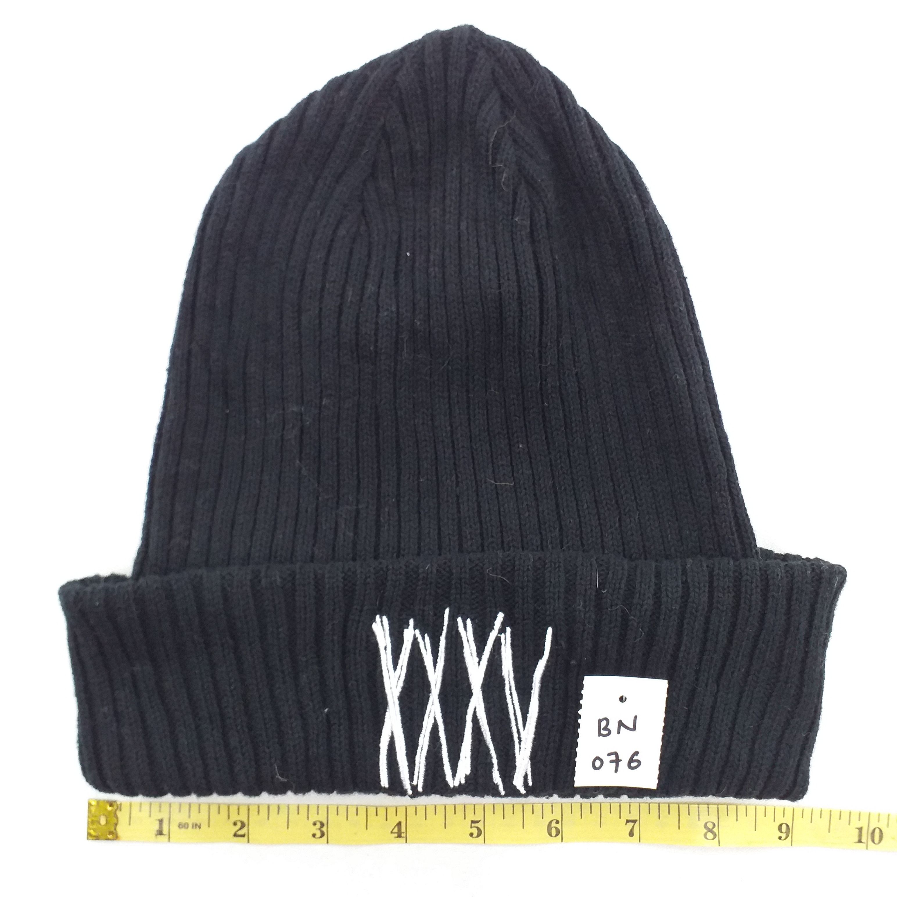 Japanese Brand XXXV Embroidery Snow Cap Hat Beanie -BN076 Size ONE SIZE - 3 Thumbnail