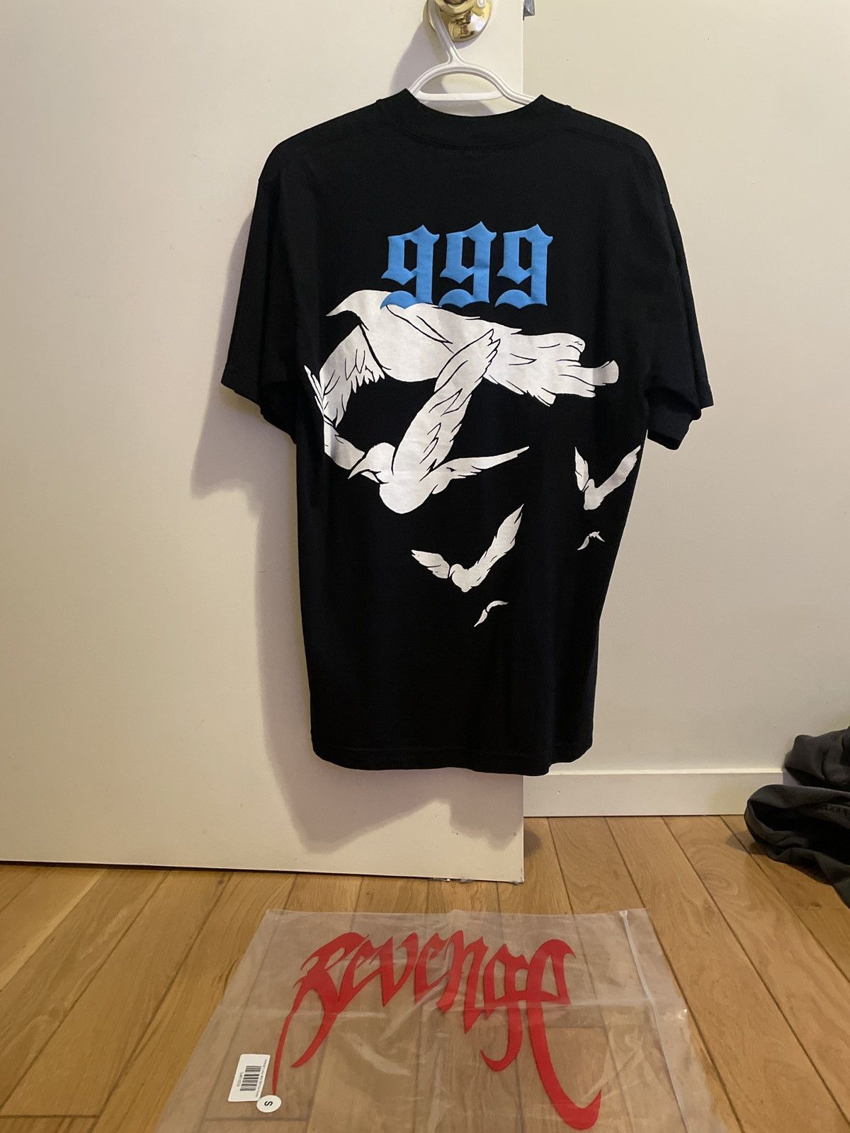 image of 999 Club x Revenge Juicewrld Tee in Black, Men's (Size Small)