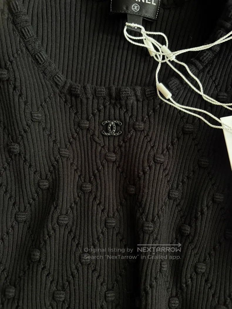 Chanel Chanel Knitted short sleeves Size S / US 4 / IT 40 - 4 Thumbnail