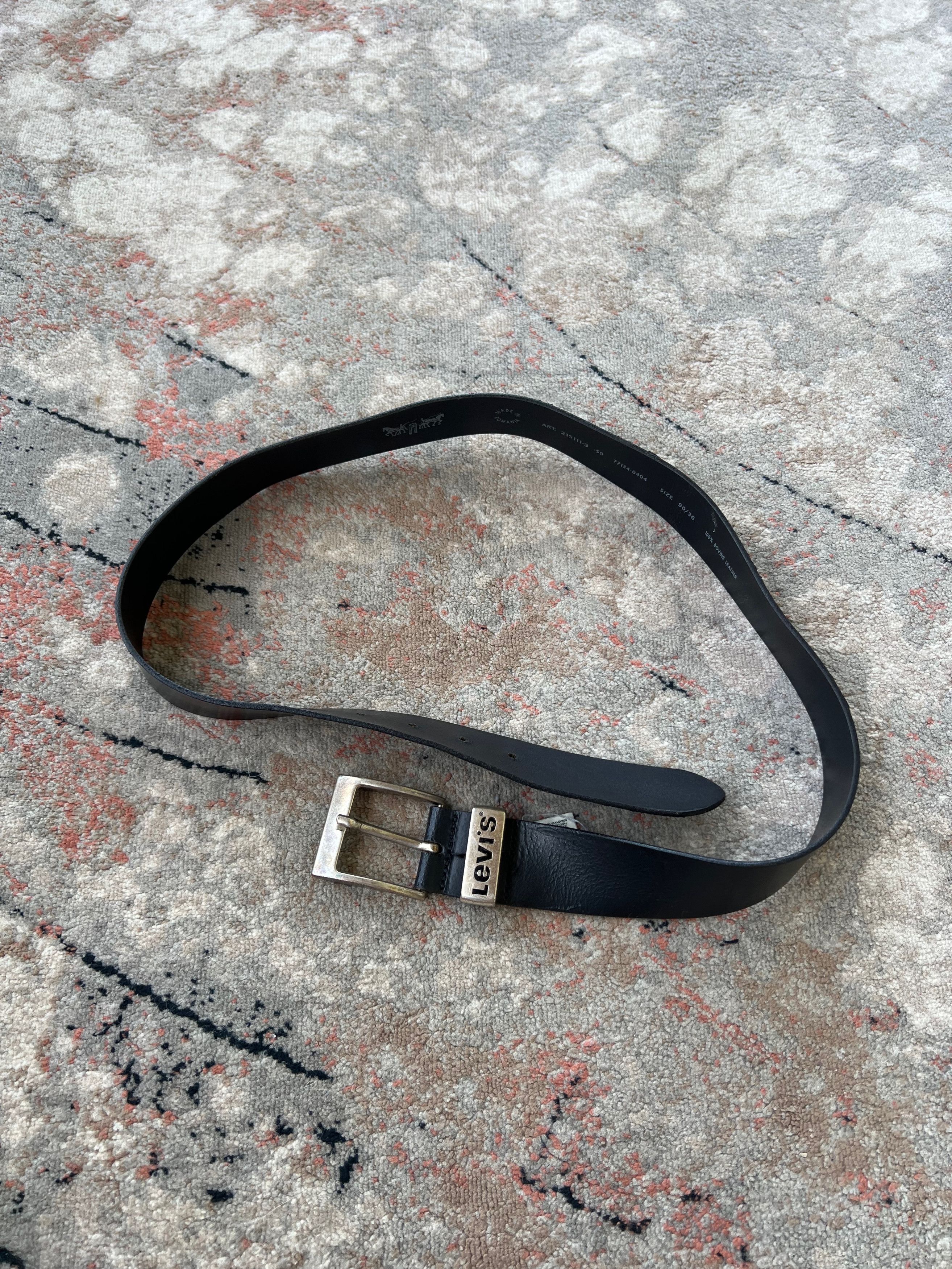 Leather × Levi's Levi's Leather Belt Size ONE SIZE - 2 Thumbnail