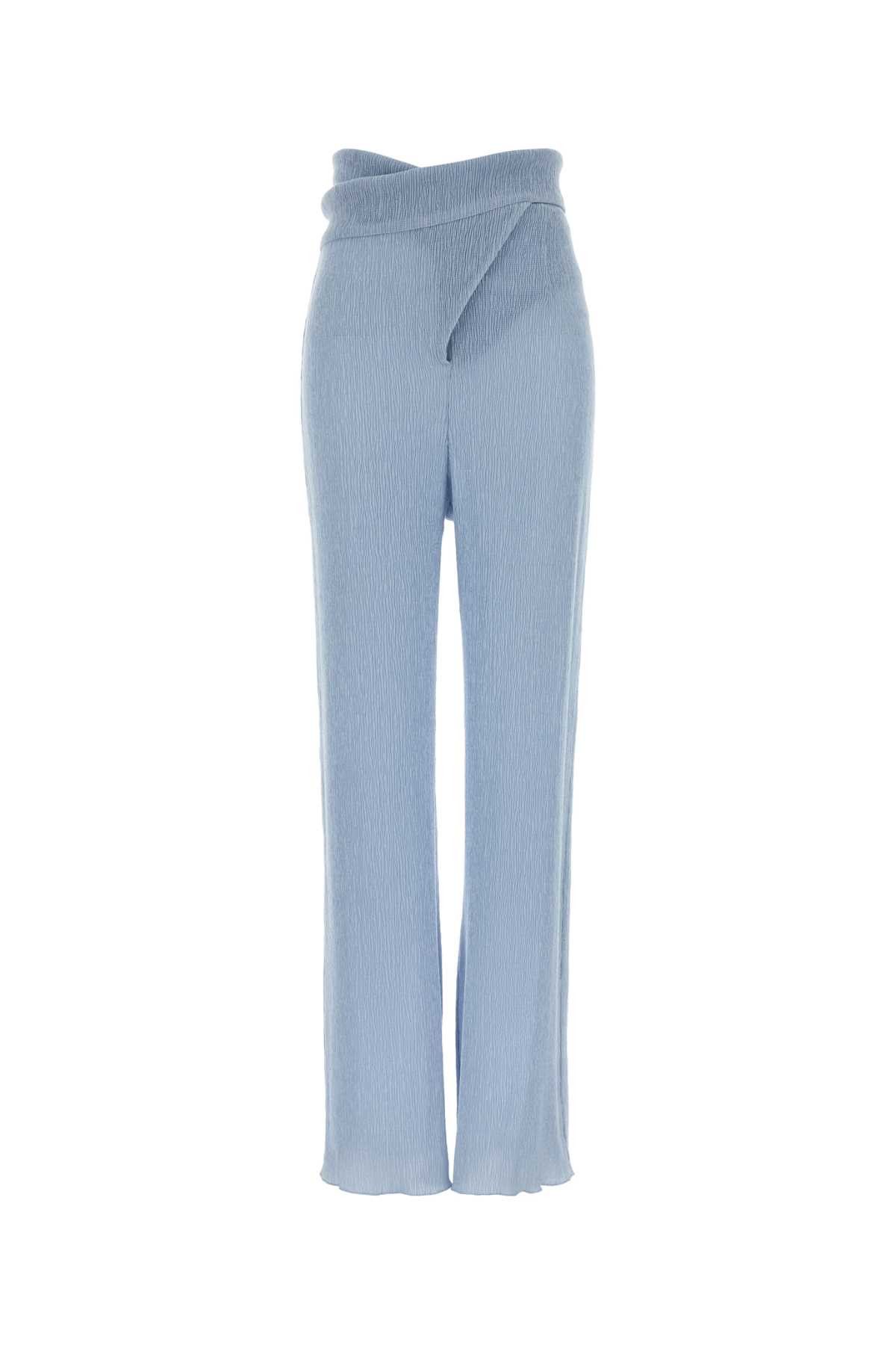 Magda Butrym Light Blue Stretch Lyocell Blend Pant Size 28" / US 6 / IT 42 - 1 Thumbnail