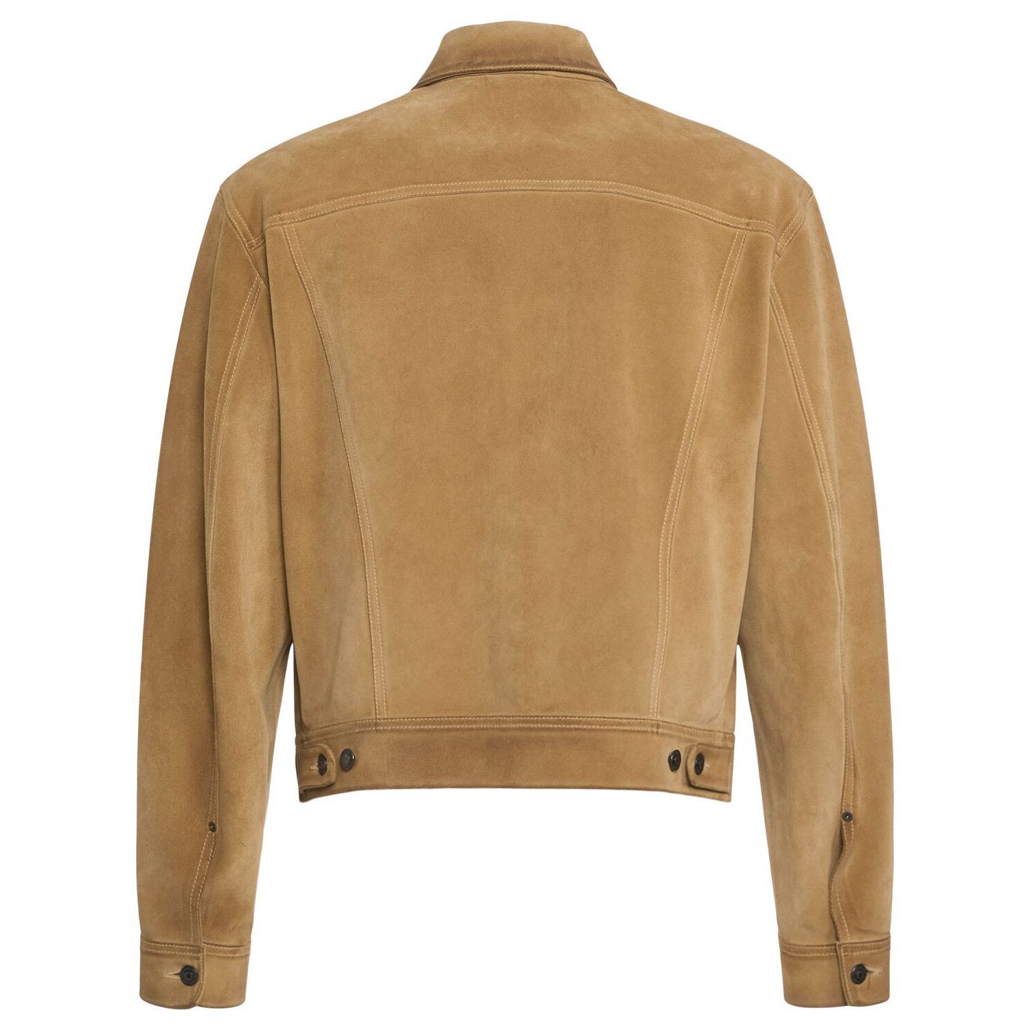 Dsquared2 DSQUARED2 Rind Jean Beige Leather Jacket New & Authentic (Me Size US XXL / EU 58 / 5 - 2 Thumbnail