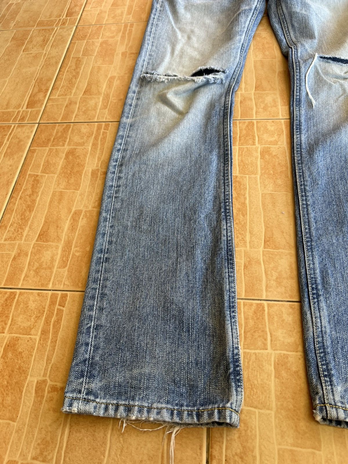 Lee Vintage Lee Riders Distress Jean Size US 29 - 7 Thumbnail