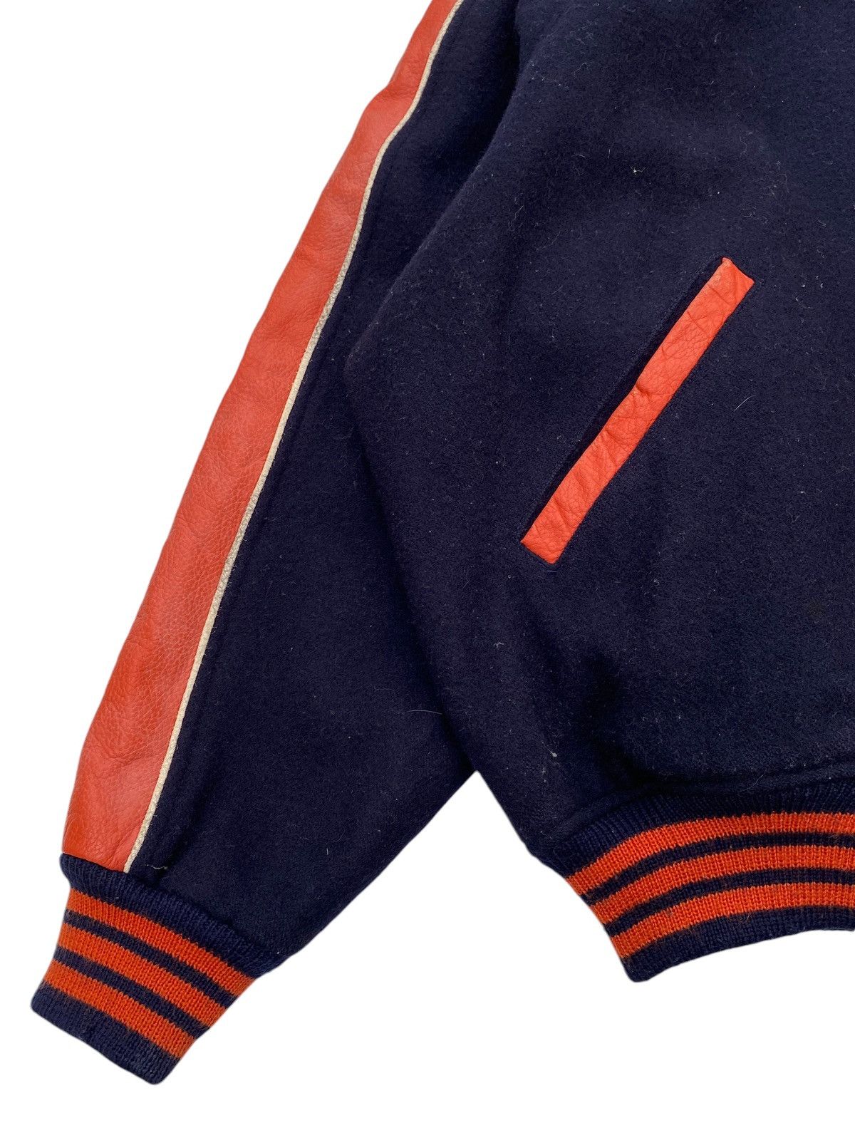 Vintage Vtg 80s BOP Varsity Wool Jacket Size US L / EU 52-54 / 3 - 5 Thumbnail