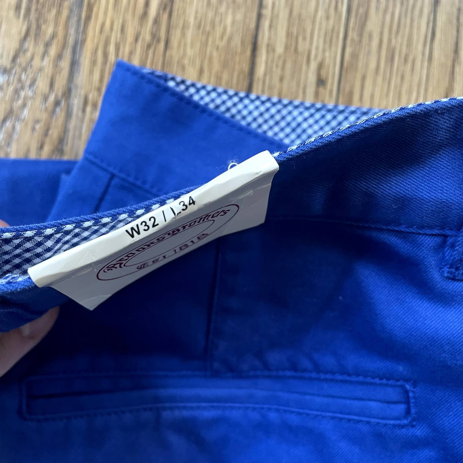 Brooks Brothers Brand new with tags Brooks Brothers Chino in Blue W32 L34 Size US 32 / EU 48 - 6 Thumbnail