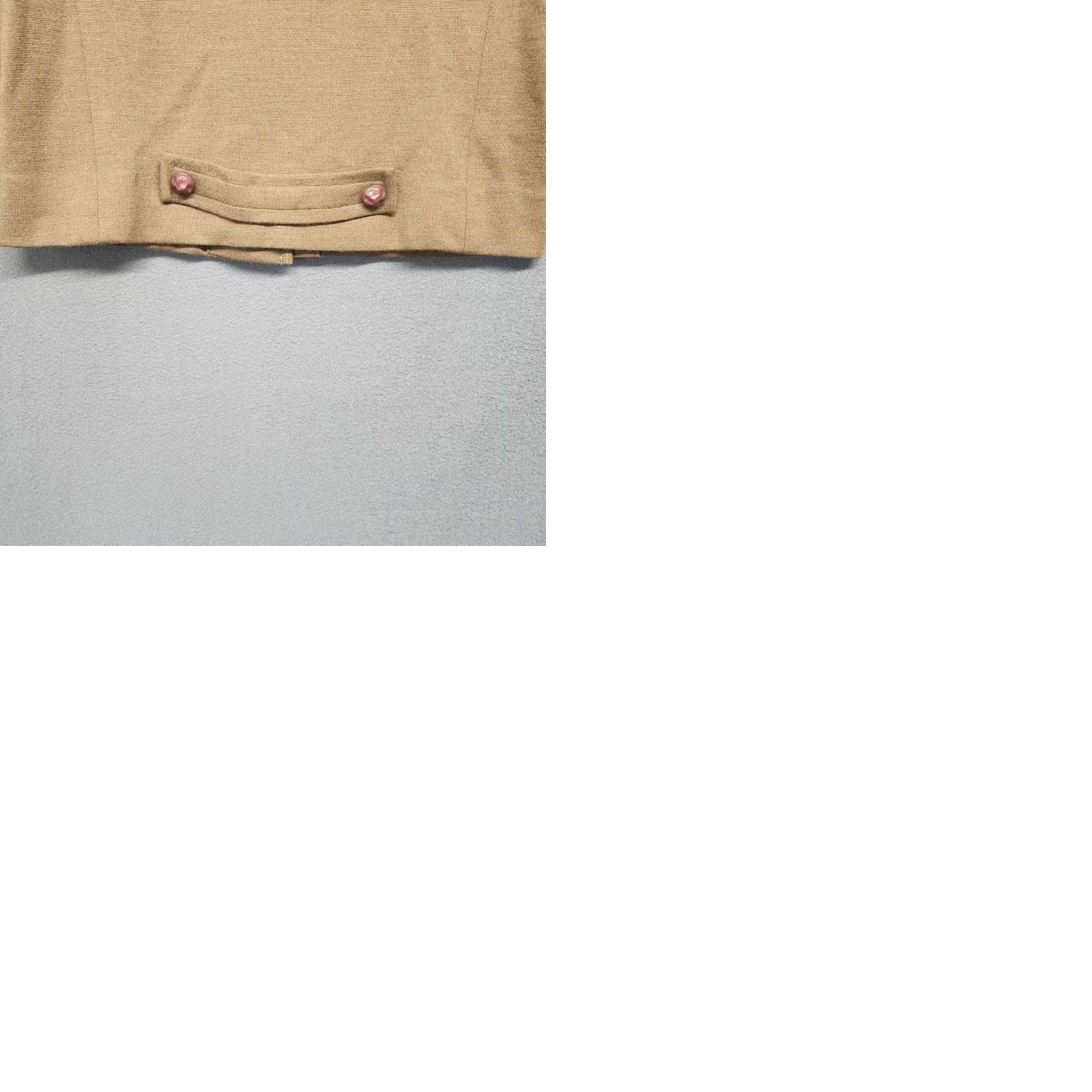 Vintage VINTAGE Kimberly Dress and Jacket Set Brown 100% Wool Union Made Classic Secretary/Geek Dress Suit M US Womens) Size M / US 6-8 / IT 42-44 - 10 Thumbnail