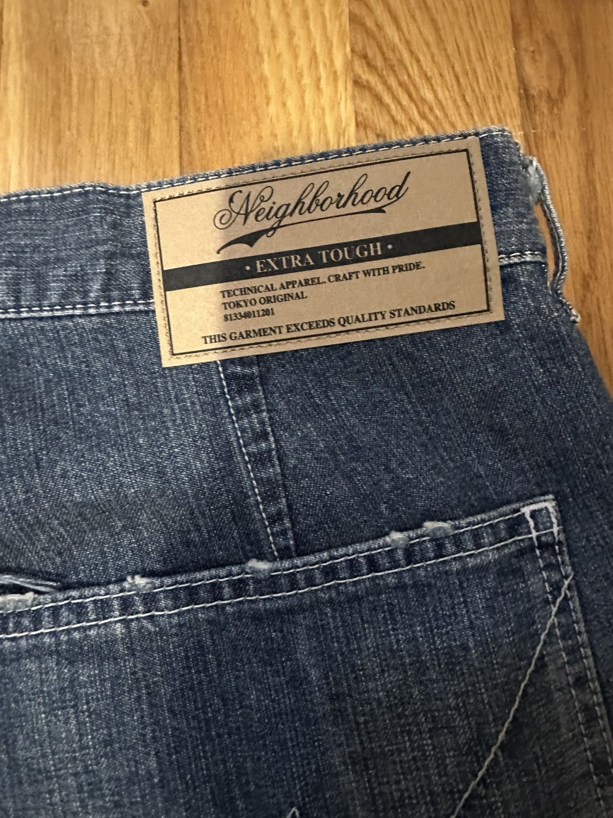 Neighborhood Neighborhood Washed Denim Jeans Size US 32 / EU 48 - 8 Thumbnail