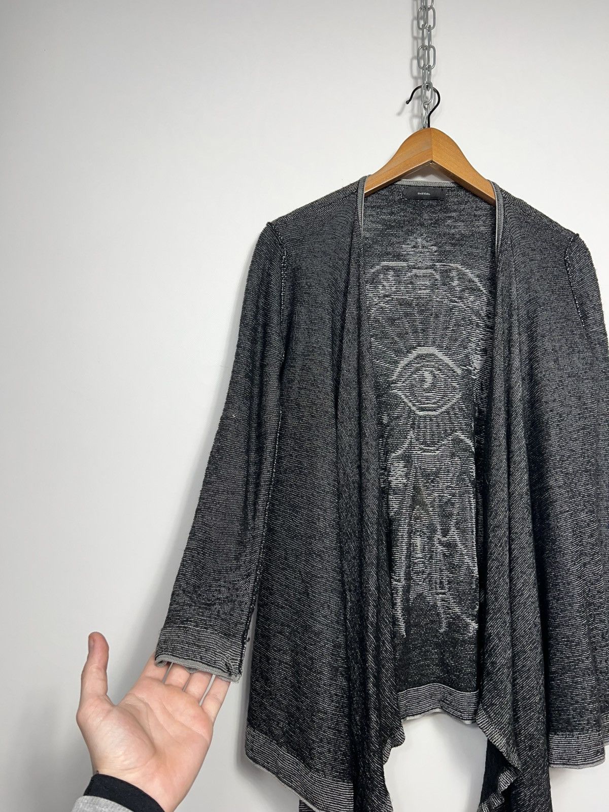 Diesel Vintage Diesel Wool Crunge Cardigan Long Sleeve Size S / US 4 / IT 40 - 9 Thumbnail