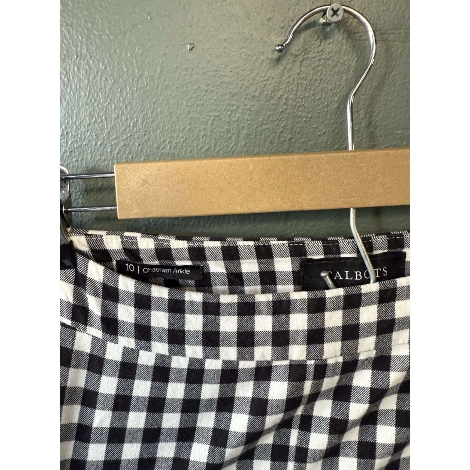 Talbots Talbots Mens Checkered Chatham Ankle Cropped Pants Size 10 Size 32" / US 10 / IT 46 - 3 Thumbnail