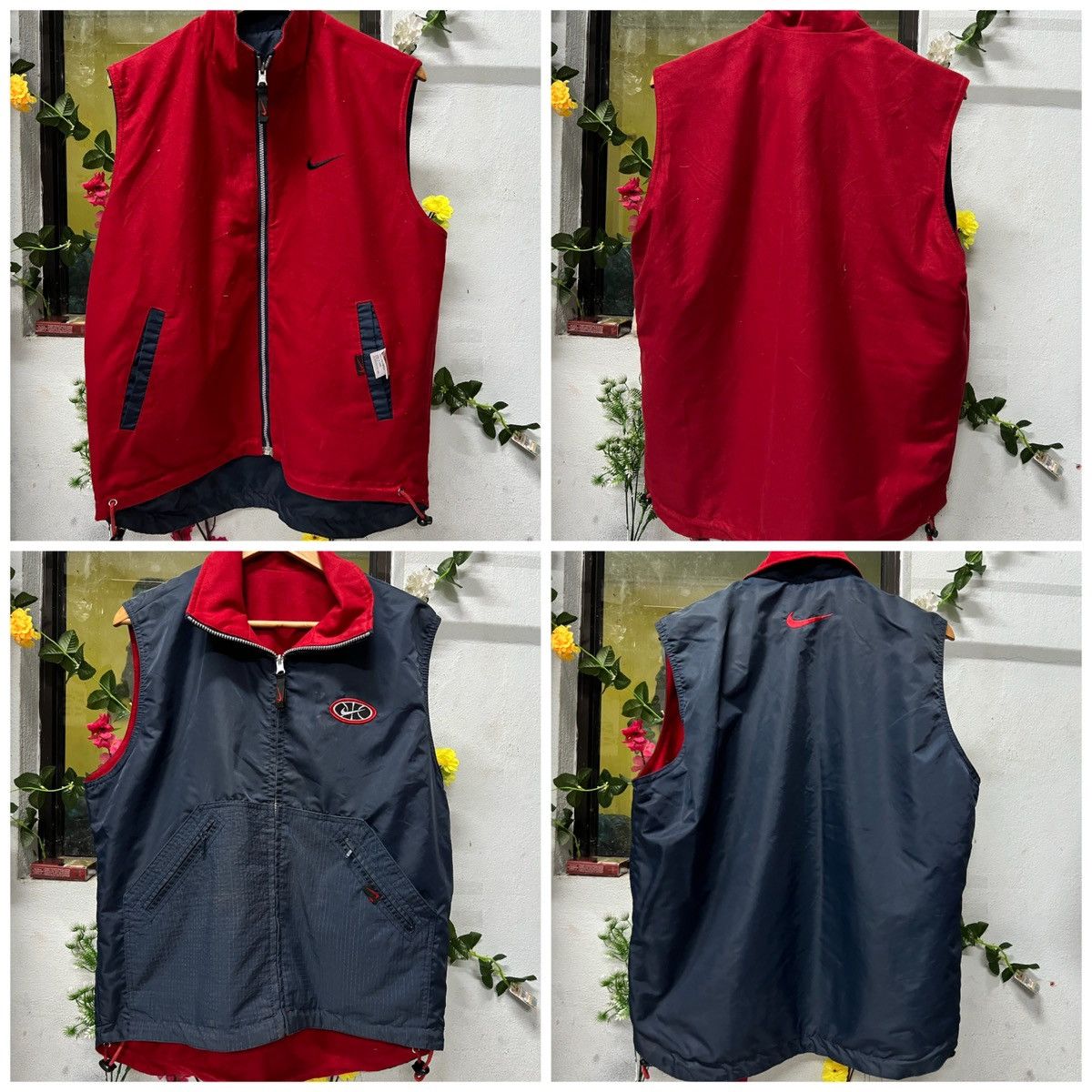 Nike × Vintage Nike vest Vintage Reversible Size US L / EU 52-54 / 3 - 1 Thumbnail