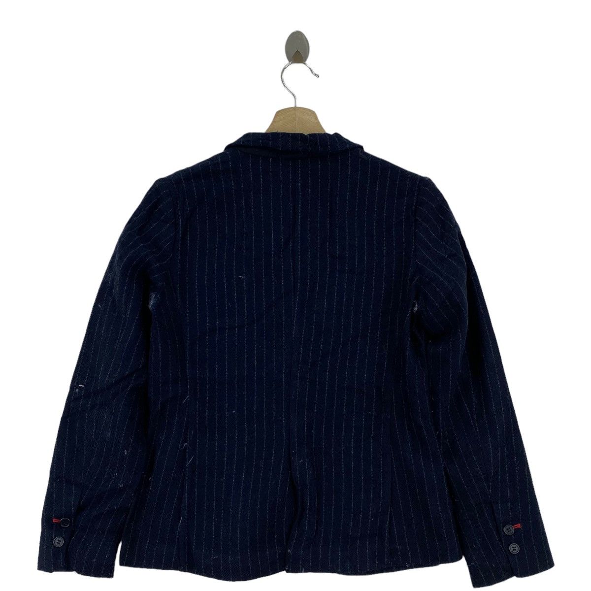 Uniqlo INES De La FRESSANGE x Uniqlo Hickory Stripes Blazer Coat Size US M / EU 48-50 / 2 - 2 Thumbnail