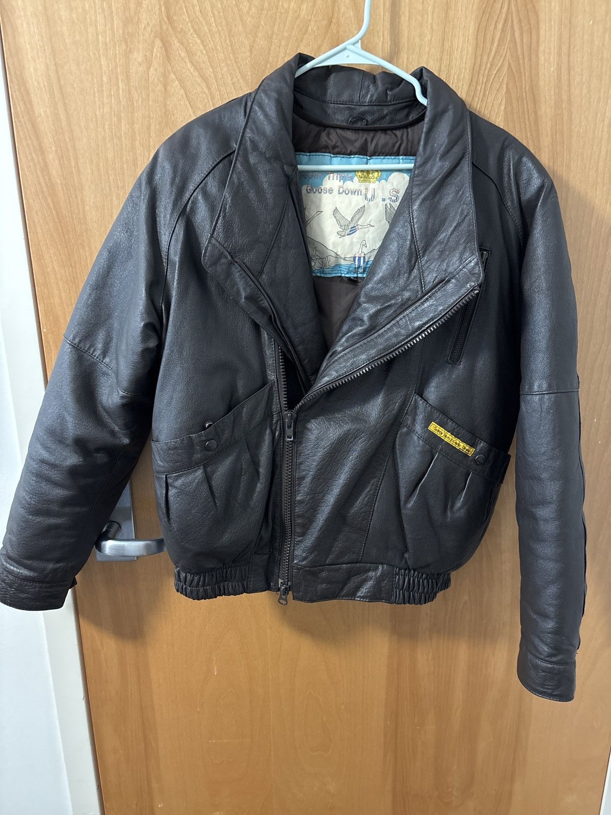 Other Leather bomber jacket US war Size US M / EU 48-50 / 2 - 1 Thumbnail