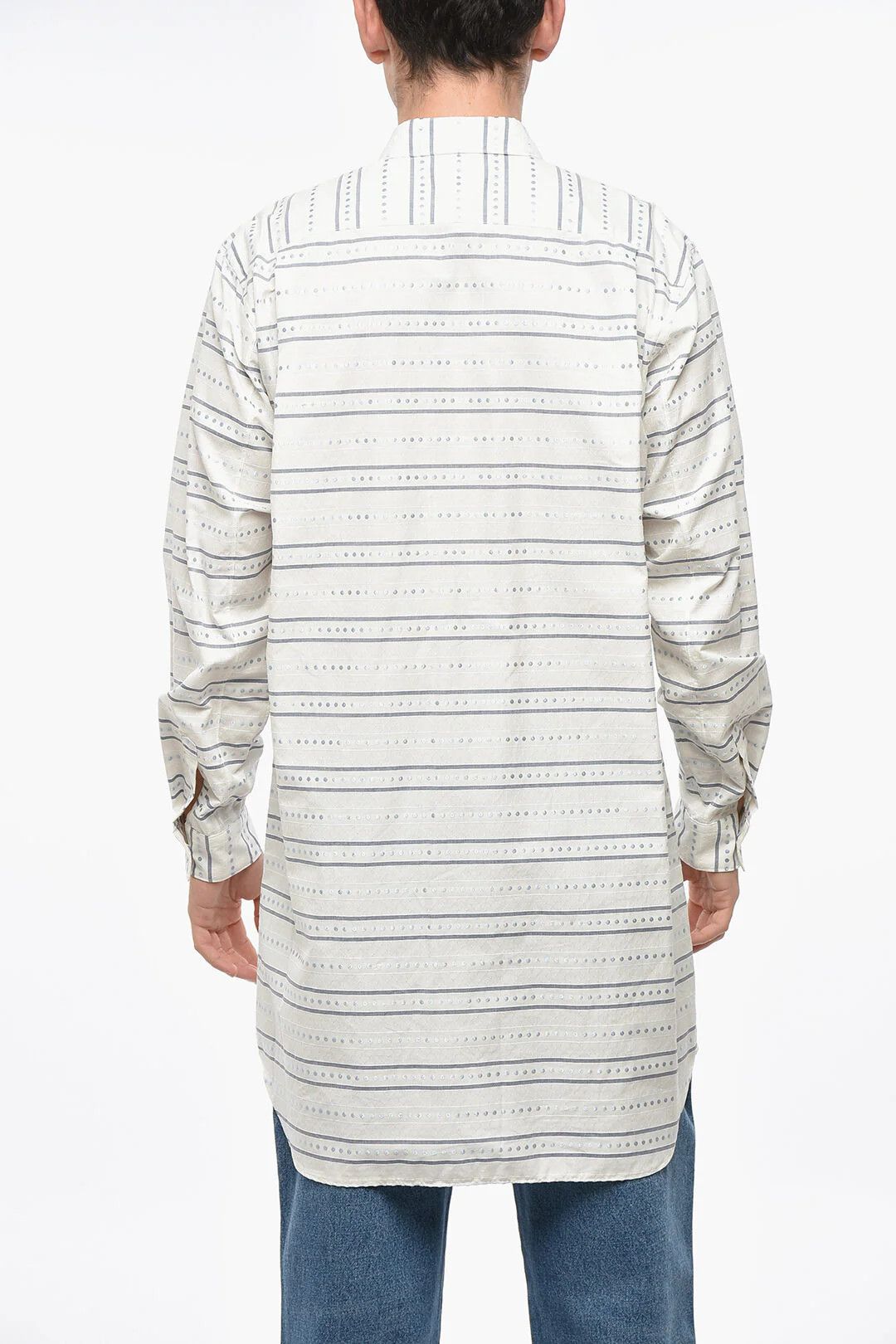 Comme des Garcons og1mm0326 Jacquard-Pattern Shirt in Multicolor Size US L / EU 52-54 / 3 - 2 Thumbnail