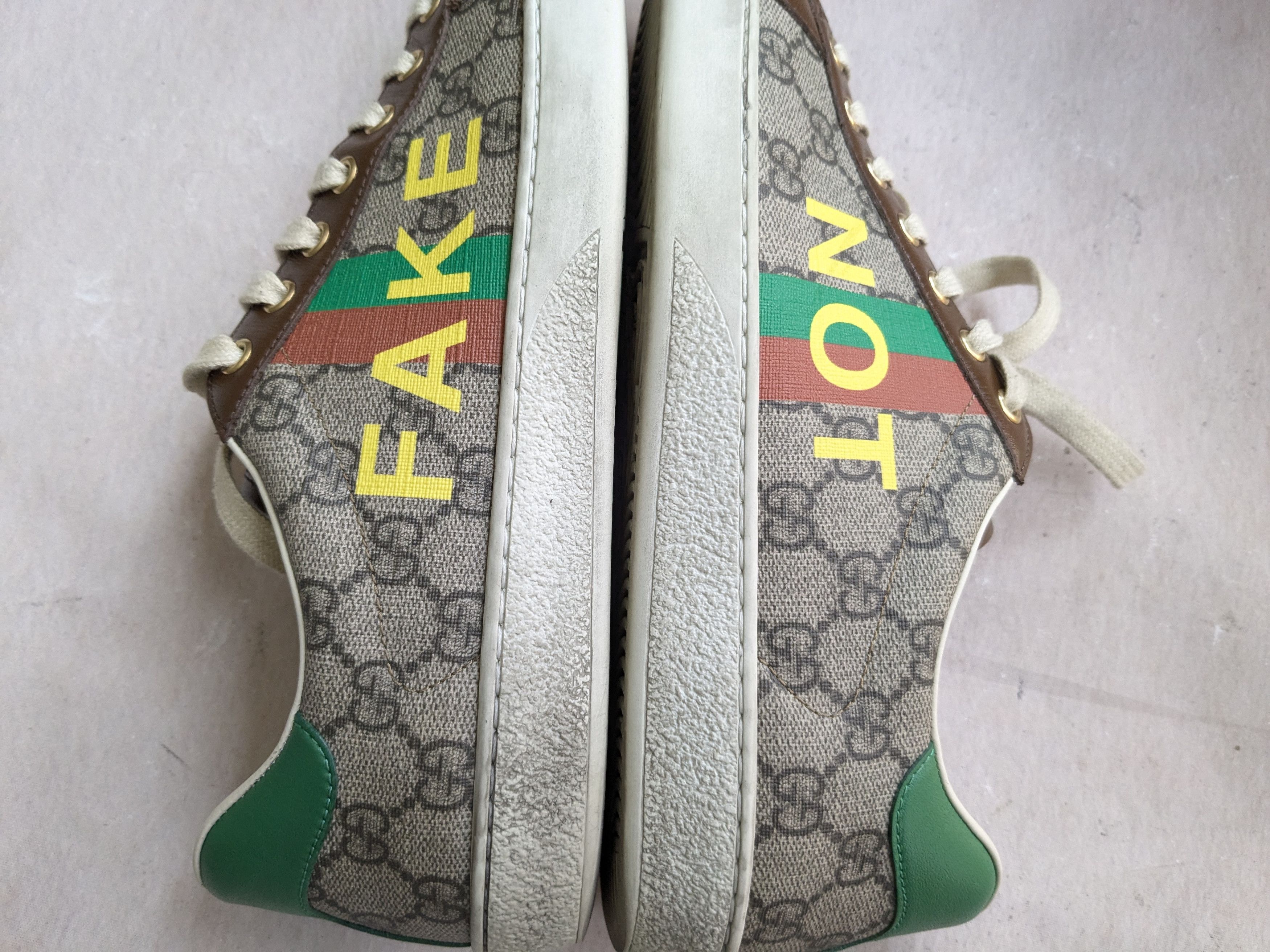 Gucci Gucci Ace Sneakers White 8.5 White Low Tops 636358 Size US 8.5 / EU 41-42 - 12 Thumbnail