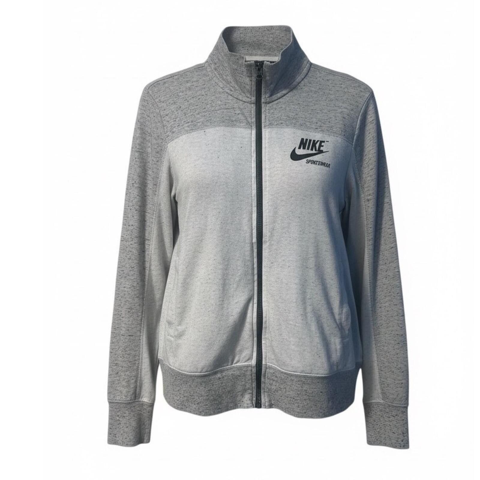 Nike Nike Sportswear Womens Grey Heather Full Zip Jacket Size M Size M / US 6-8 / IT 42-44 - 1 Thumbnail