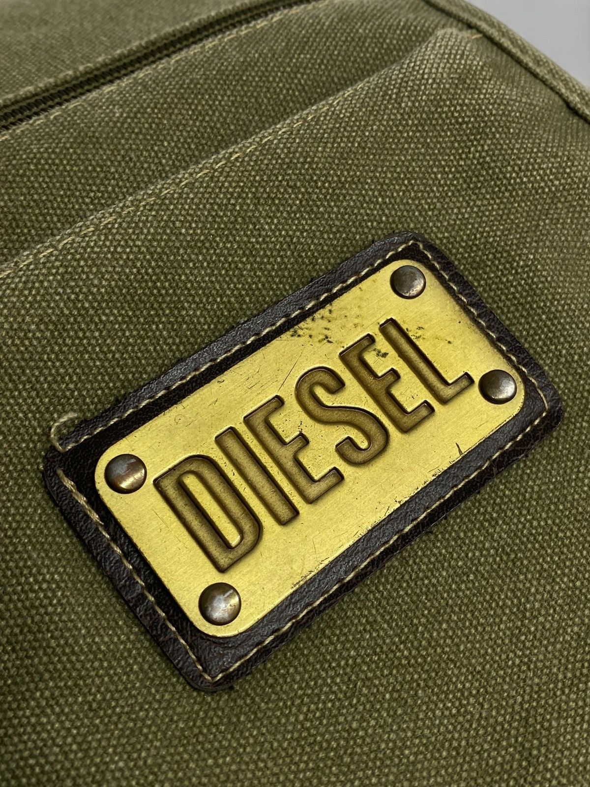 Diesel 🔥 Y2K DIESEL MILITARY GREEN SHOULDER BAG TECH WEAR GORP CORE Size ONE SIZE - 3 Thumbnail