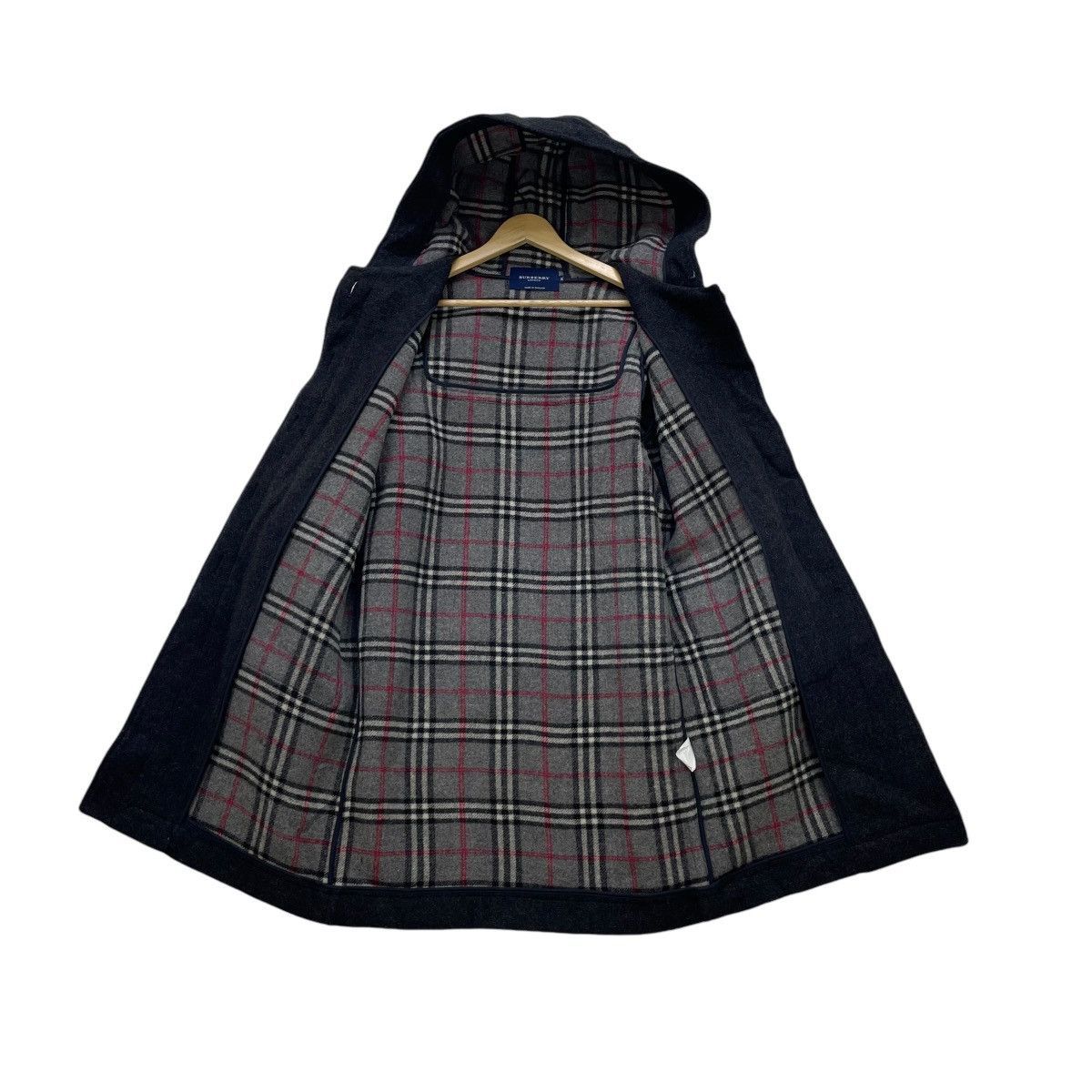 💥Vintage Burberry London Nova Check Long Coat Jacket