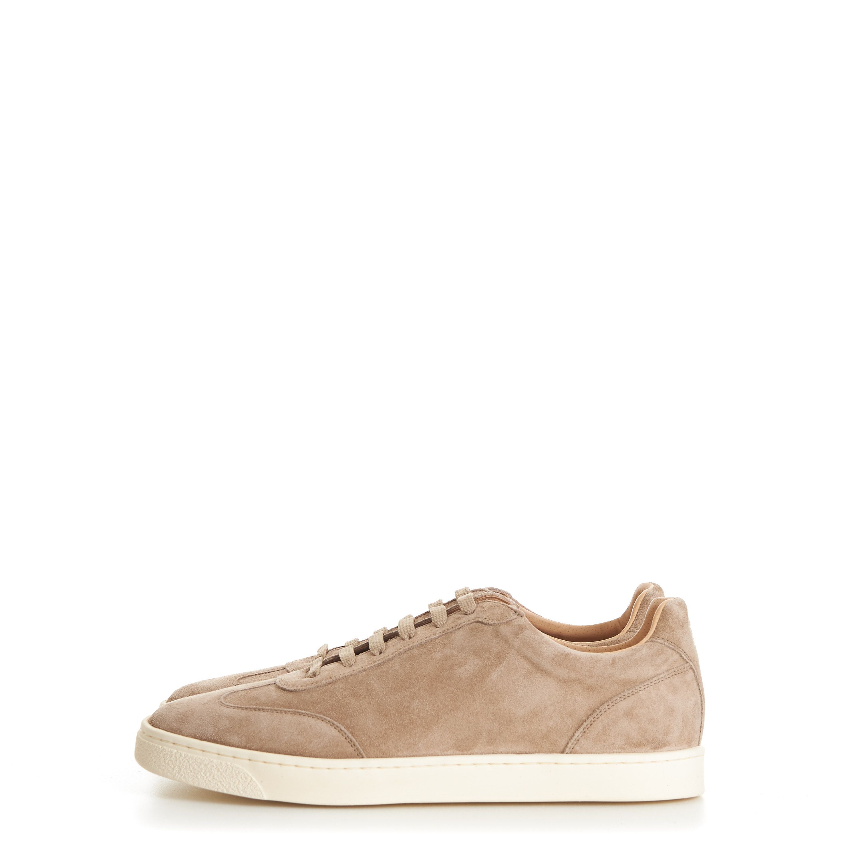 Brunello Cucinelli Light Brown Suede Sneakers - Natural Rubber Sole Size US 8.5 / EU 41-42 - 5 Thumbnail