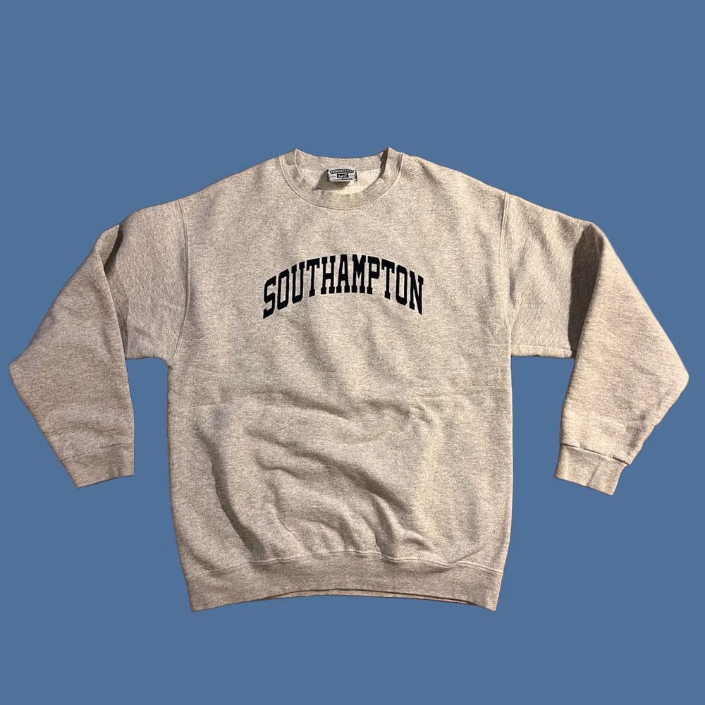 Lee VINTAGE Lee Southampton Sweatshirt Men’s Large Gray 90s Graphic Print Pullover Crew Neck Cardigan? Size US L / EU 52-54 / 3 - 1 Thumbnail
