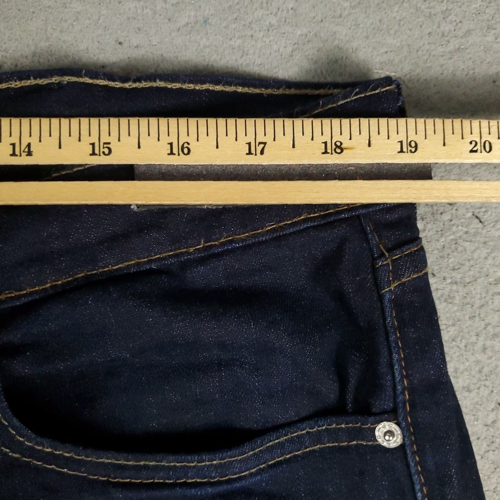 Levi's Levis 512 Jeans Mens 38x31 Blue Slim Taper Leg Denim Pants Size US 38 / EU 54 - 5 Thumbnail