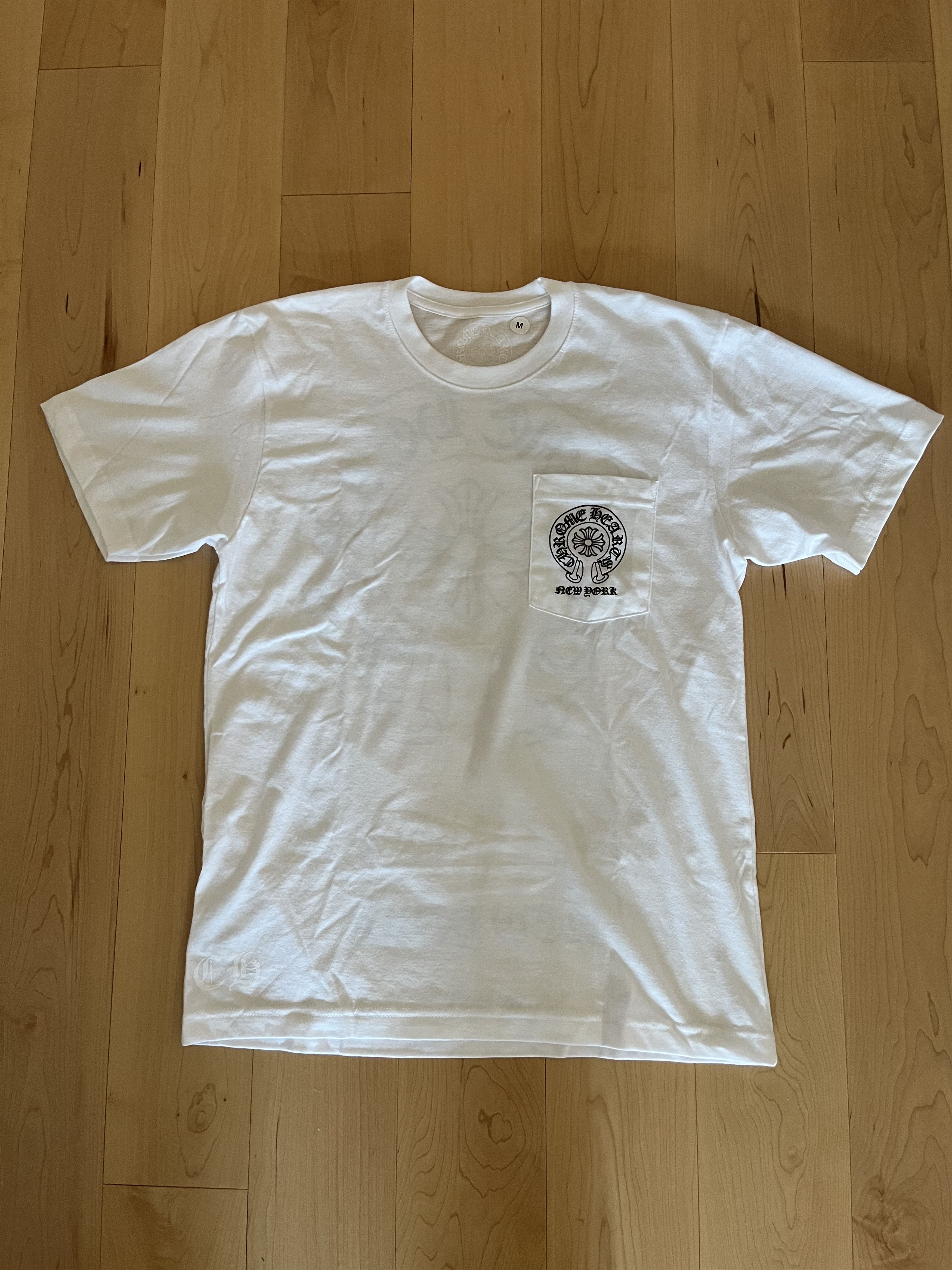 Chrome Hearts Chrome Hearts White Horseshoe Logo T Shirt | Grailed