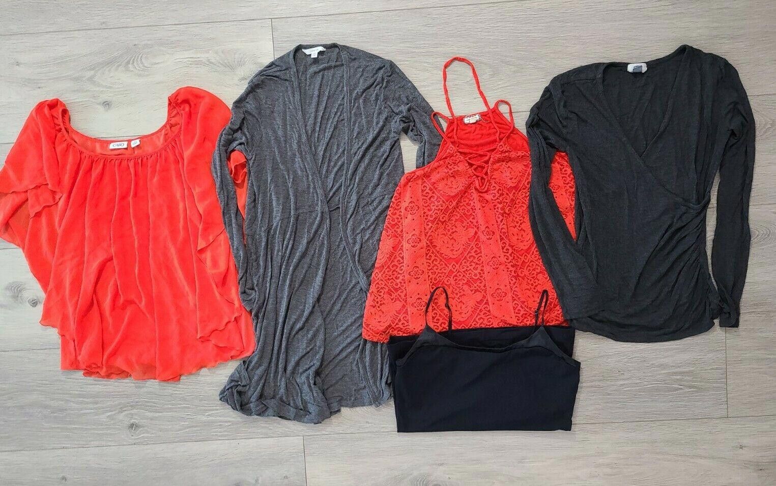 Banana Republic Womens Medium Tops Lot Tank And Long Sleeve Duster Sweater Size ONE SIZE - 7 Thumbnail