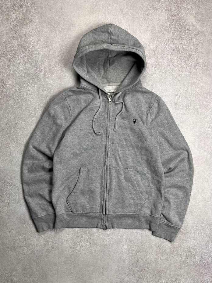 Allsaints Vintage Allsaints Cotton Archival Zip Hoodie M Size US M / EU 48-50 / 2 - 1 Thumbnail