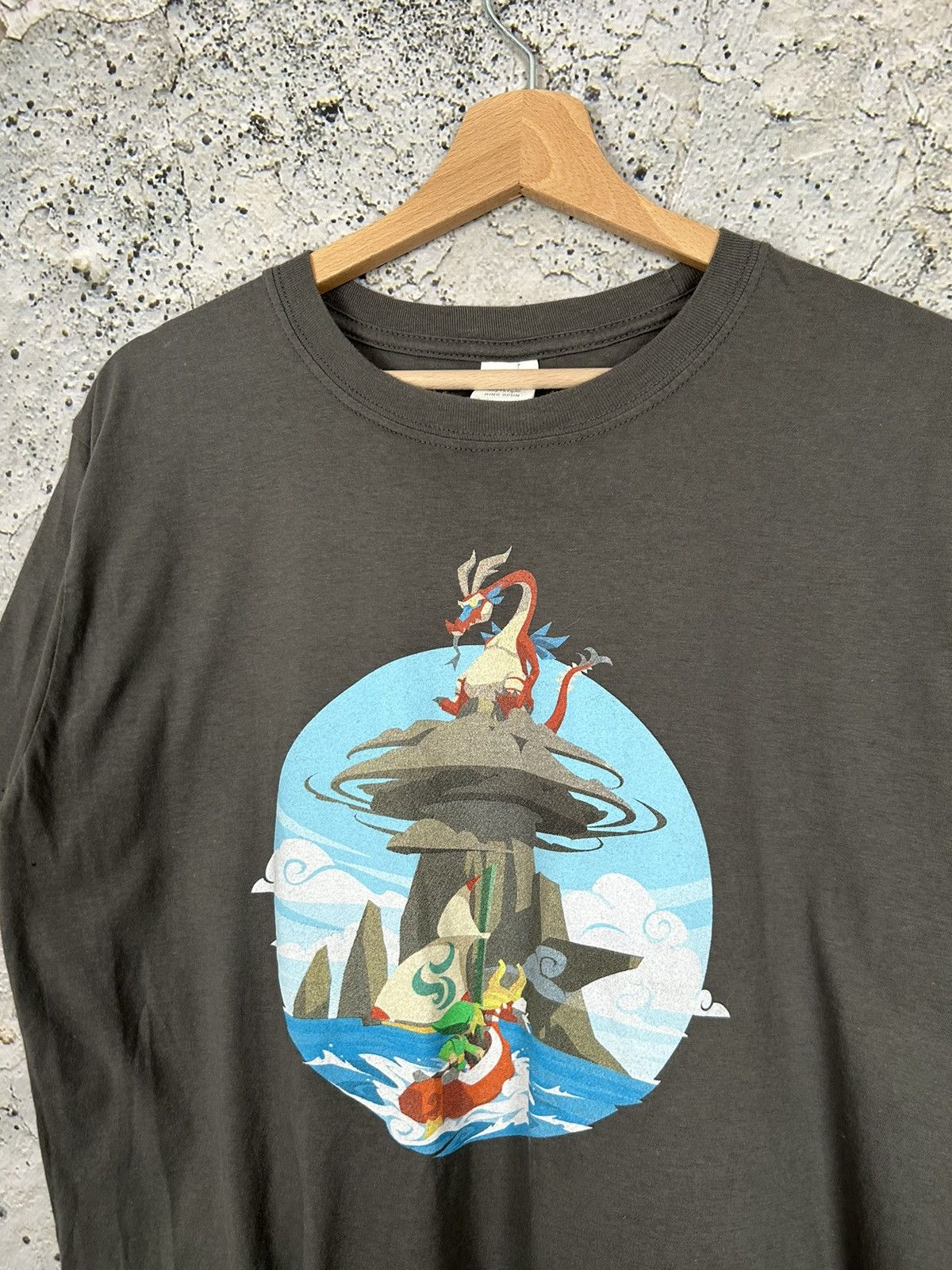 Anime The Legend Of Zelda Graphic Tee Game Anime Promo Retro Hype Size US L / EU 52-54 / 3 - 3 Thumbnail