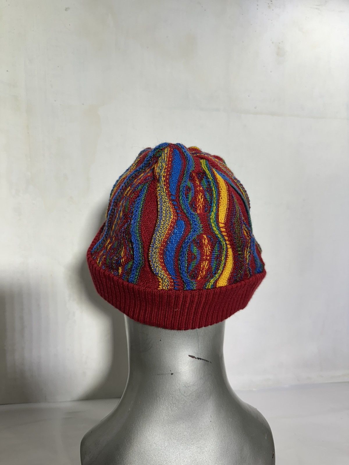 Handmade Purely Australian Coogi Style Multicolour Beanie Hats Size ONE SIZE - 7 Thumbnail