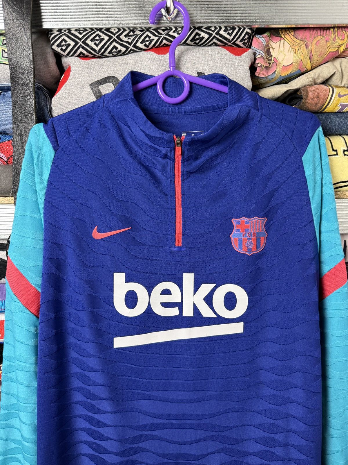Nike NIKE Barcelona FCB Suit jersey unicef BECO y2k Size US XL / EU 56 / 4 - 4 Thumbnail