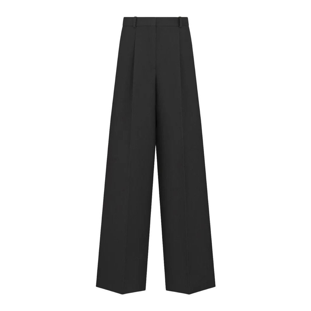 Dior DIOR $3000 Black Wool Flared Pants New & Authentic (Men's si Size 25" / US 0 / IT 36 - 1 Thumbnail