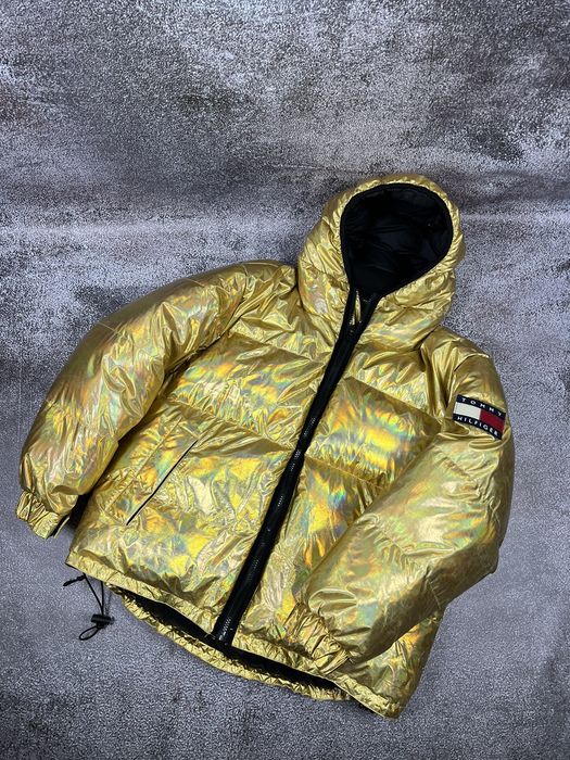 Tommy hilfiger gold puffer 2025 jacket