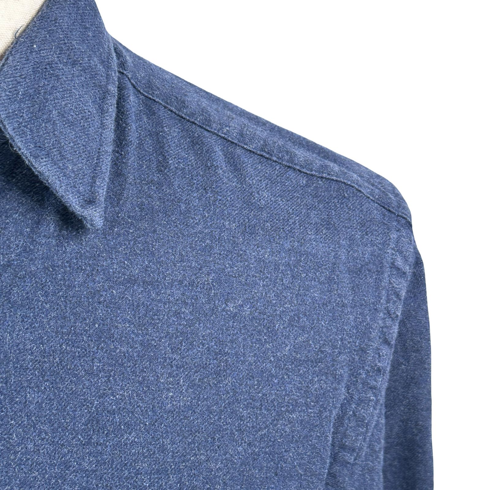 UNTUCKit Untuckit Flannel Shirt Men’s M Navy Blue Long Sleeve Cotton Size US M / EU 48-50 / 2 - 3 Thumbnail