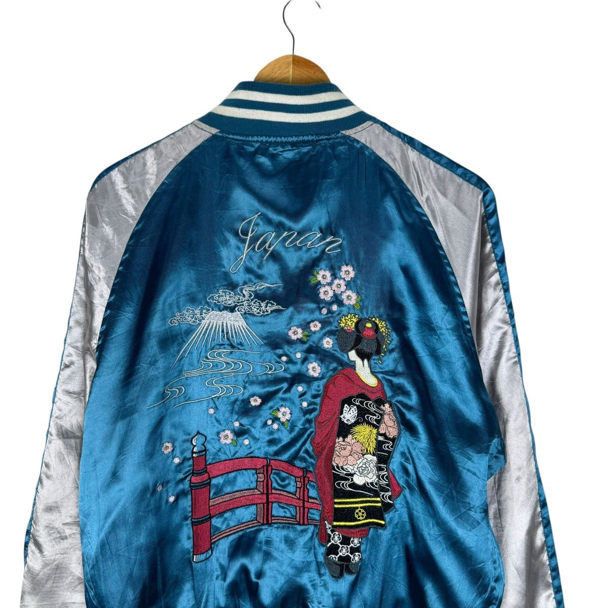 Japanese Brand ☀️SUKAJAN JAPAN SOUVENIR GEISHA ZIP JACKET Size L / US 10 / IT 46 - 6 Thumbnail