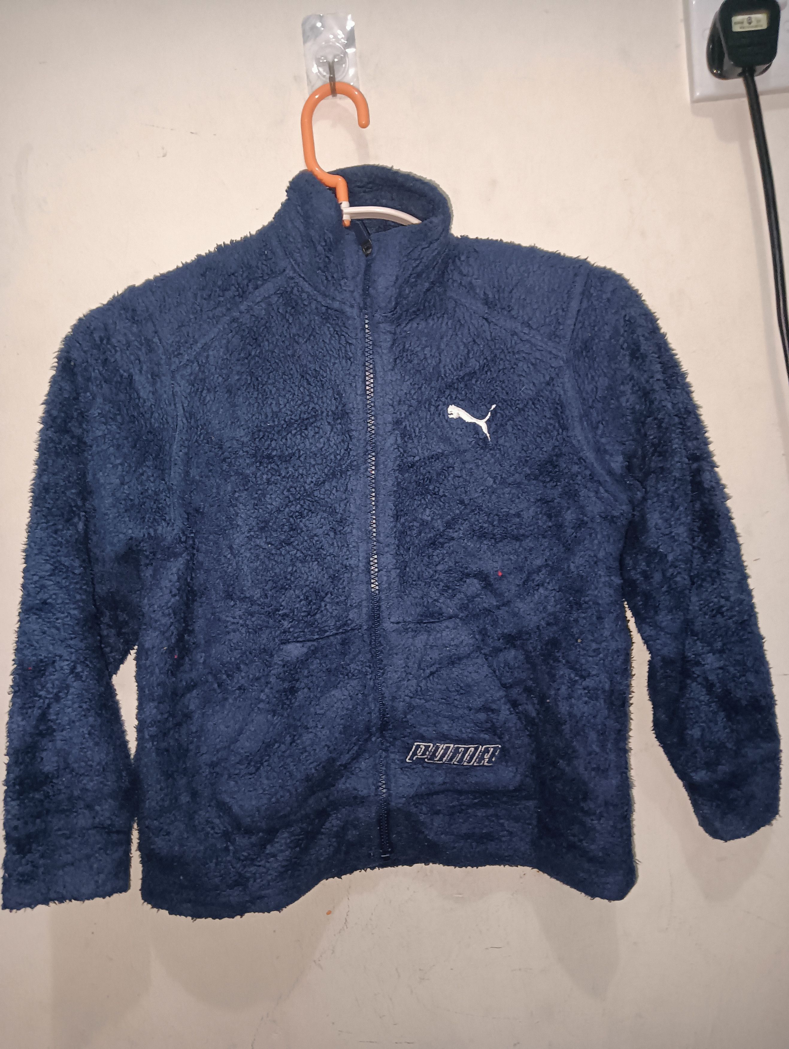 Puma Puma fleece zipper small logo Size US S / EU 44-46 / 1 - 1 Thumbnail