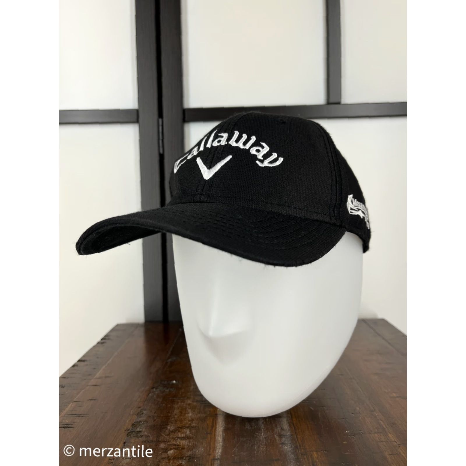 Callaway Callaway Hat Cap Strap Back Mens Black Golf 100% Polyester Lightweight Adjustable Knitted Style Logo Casual Boys Mens Size ONE SIZE - 4 Thumbnail