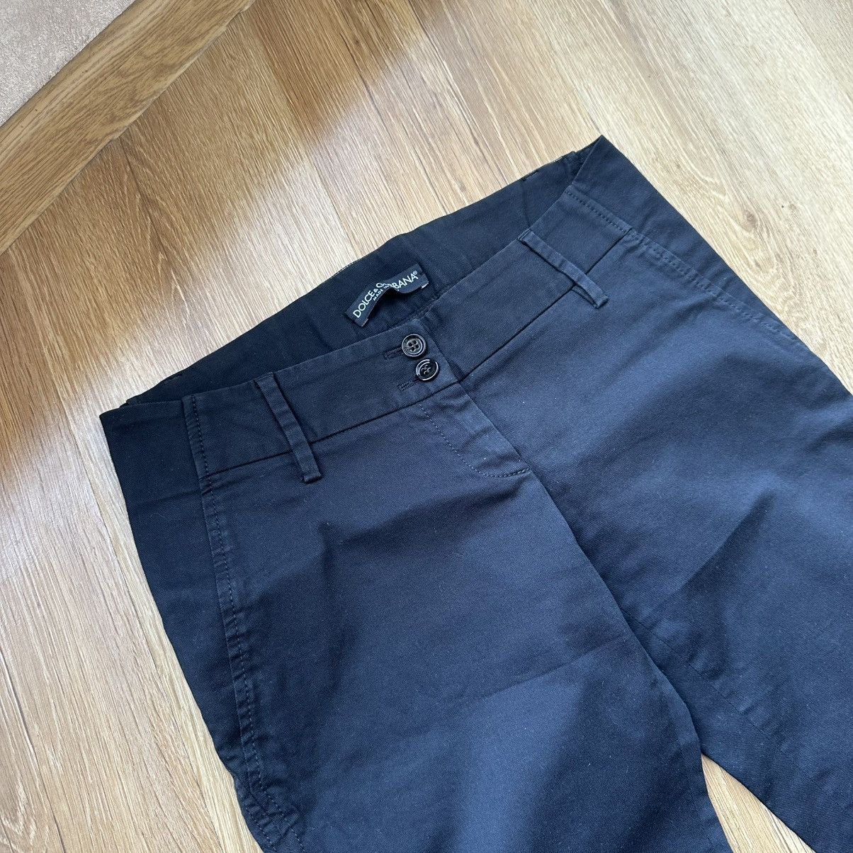 Dolce & Gabbana 2000s Vintage Dolce&Gabbana Low Waist Classic Trousers Pants Size 26" / US 2 / IT 38 - 9 Thumbnail