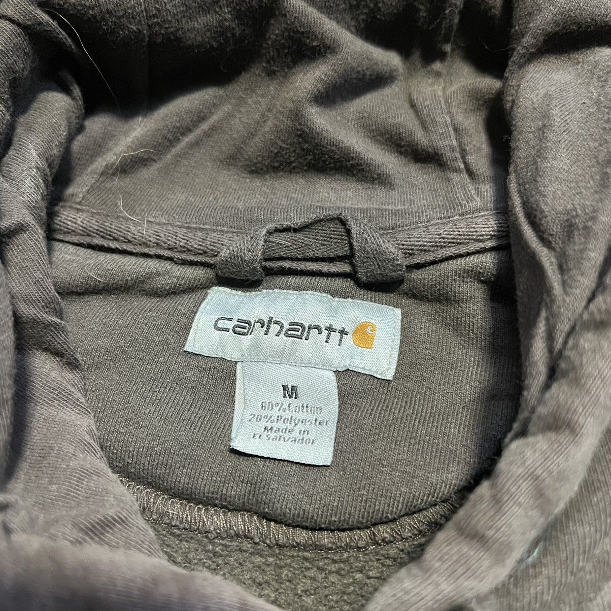 Carhartt Vintage Carhartt Hoodie Sweatshirt Brown Faded Workwear Y2K Size US M / EU 48-50 / 2 - 7 Thumbnail